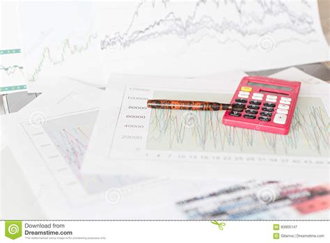 Financial Study Stock Image Image Of Graphics Diagram 83905147