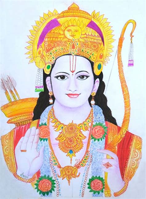 Short Video On Shree Ram Painting From Ramayana Art Contest