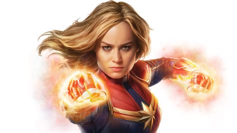 Brie Larson As Captain Marvel 4k Wallpapers Hd Wallpapers Id 28124