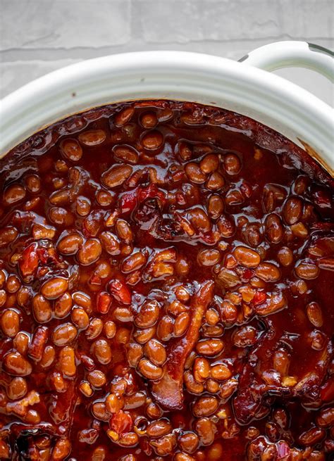 our favorite saucy smoky baked beans recipe baked bean recipes bean recipes best baked beans