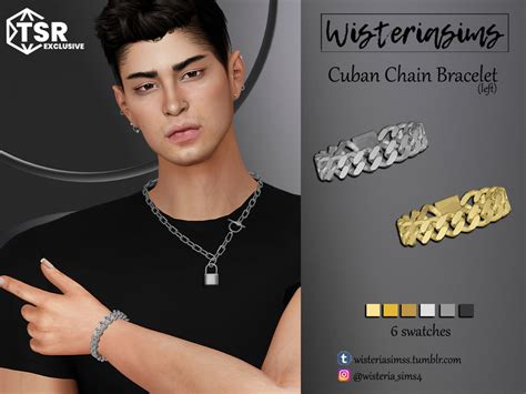 The Sims Resource Cuban Chain Bracelet
