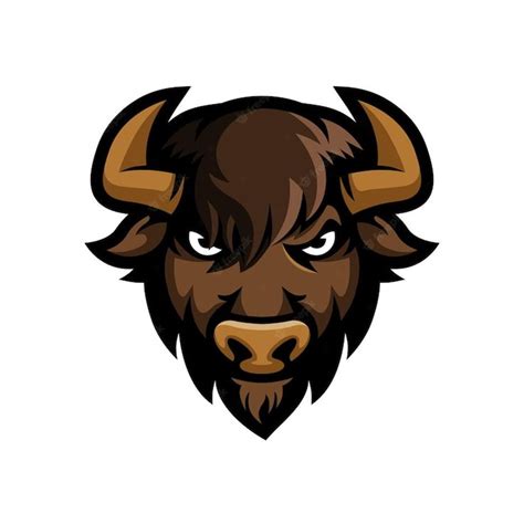 Premium Vector Bison Mascot Logo For Gaming Esport Vector