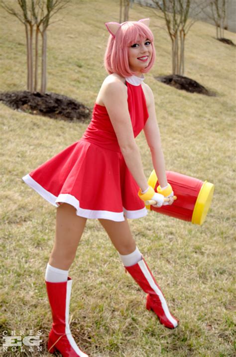 Amy Rose Sonic The Hedgehog Costume For Cosplay Halloween Amy Rose