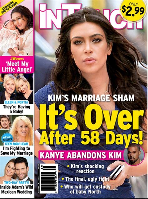 Kim Kardashian And Kanye West Are Splitting Up — If You Ask The Tabloids