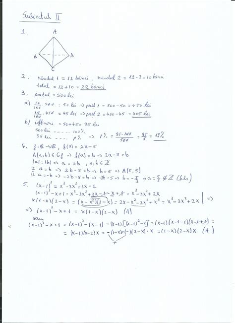 Primele rezultate ale evaluarii nationale au fost incepe evaluarea nationala: Model rezolvat Evaluarea Nationala 2017 Matematica clasa a ...