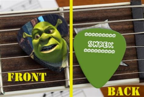 Shrek Set Of 3 Premium Promo Guitar Pick Pic Ebay