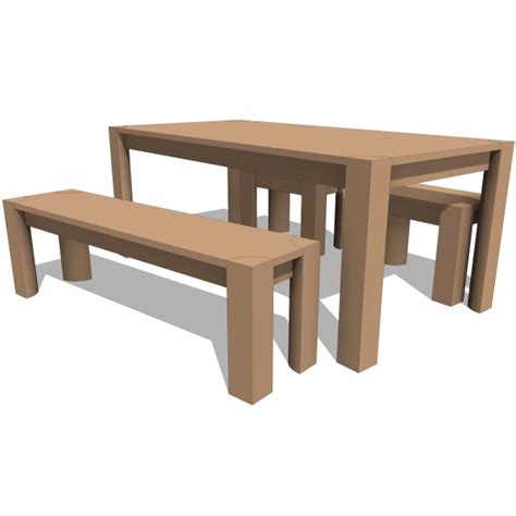 Revit doesn't have the table as an annotation tool. PCH Series Bench & Dining Table 10380 - $2.00 : Revit ...