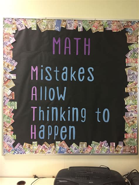 Free Math Bulletin Board Printables These Bulletin Boards Come Straight