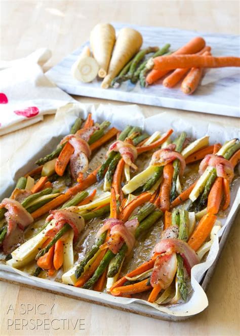 Gonna try this for christmas eve, using a styrofoam cone and tooth vegetable christmas tree! Oven Roasted Vegetables with Maple Glaze - A Spicy Perspective