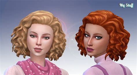 Sims 4 Maxis Match Curly Hair Trubewer