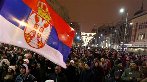 Protests Against Serbian Leader Reach Sixth Week