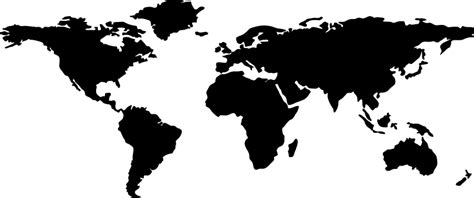 Resultado De Imagem Para Mapa Mundi Preto E Branco Png Ilustrações