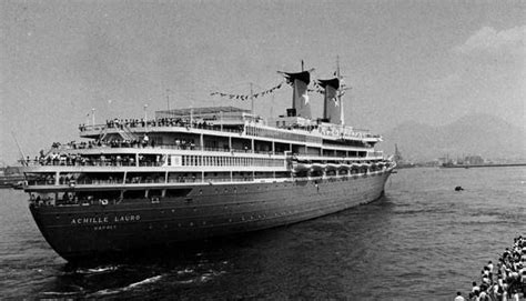 The achille lauro hijacking happened on october 7, 1985, when the italian ms achille lauro was hijacked by four men representing the palestine liberation front off the coast of egypt. Achille Lauro 1964 - 1994 | Sailing ships, Sailing, Ship