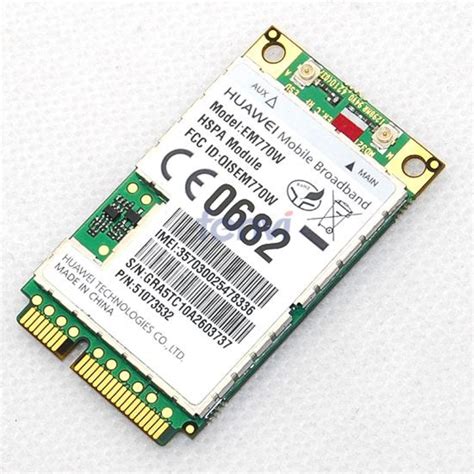 The larger size of a wide area network compared to a local area network requires differences in technology. Unlocked HUAWEI EM770W MINI PCI E Wireless 3G WWAN Card 7.2Mbps HSDPA Module GPRS(2G) EDGE UMTS ...