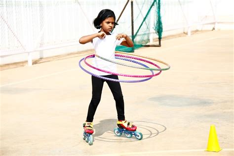 Youngest To Spin Three Hula Hoop While Inline Skating Asia Book Of