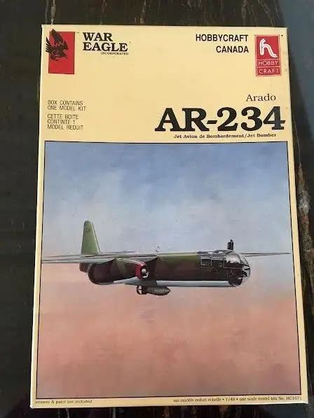 Hobbycraftwar Eagle 1989 Arado Ar 234 Blitz 148 Model Airplane Kit