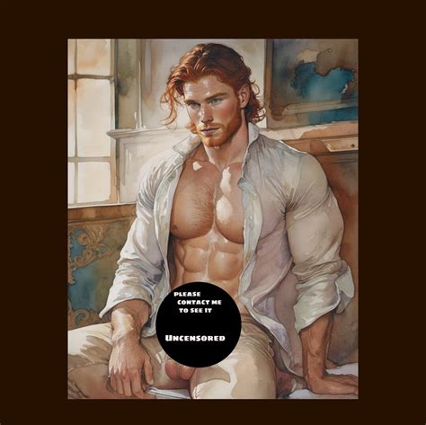 Gay Artnsfw Male Nudes Gay Interest Male Figure A Size Etsy