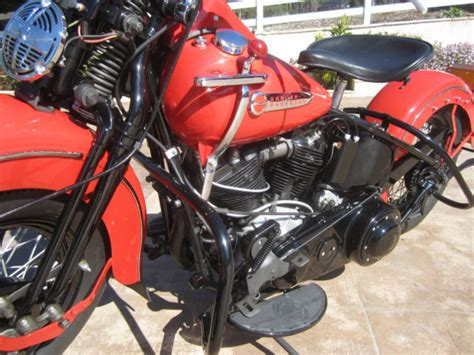 This bike is being used as the prototype for jerry's models. 1947 Harley-Davidson FL Knucklehead