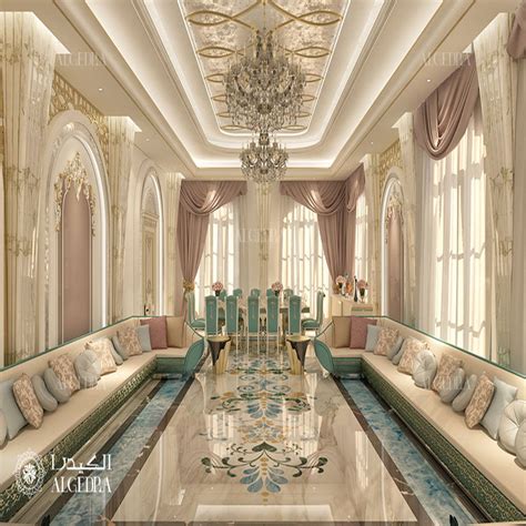 Luxurious Classic Style Ladies Majlis Design In Dubai Algedra Interior