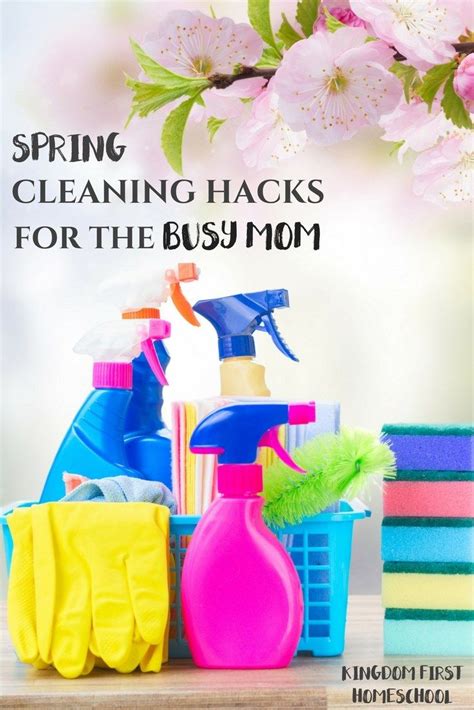 Spring Cleaning Hacks For The Busy Mom Spring Cleaning Hacks Cleaning Hacks Spring Cleaning