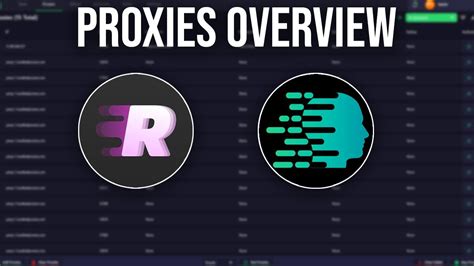 Proxies Overview Youtube