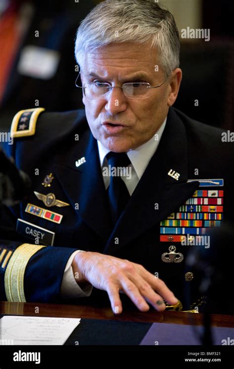 Army Chief Of Staff General George Casey Stock Photo Alamy