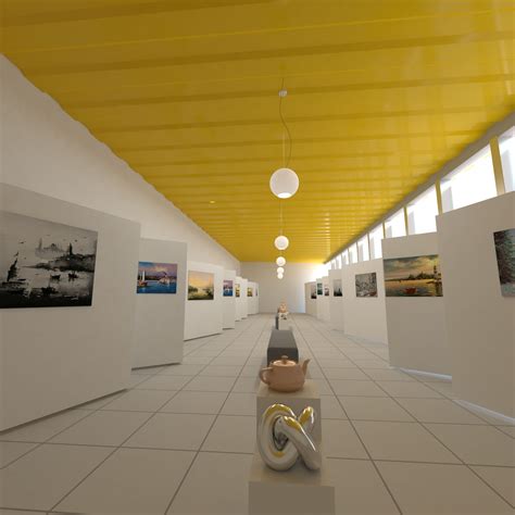 Galería De Arte Modelo 3d 159 Max Free3d