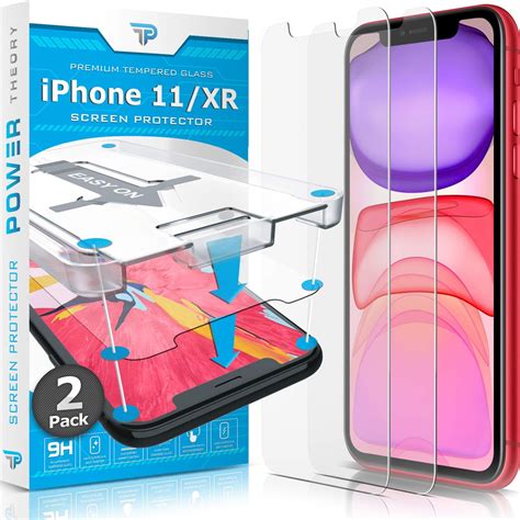 Power Theory Iphone 11xr Screen Protector Tempered Glass 2 Pack With