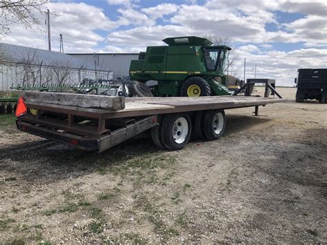 2000 Specially Const 30 Foot Flatbed Trailer For Sale In Manchester