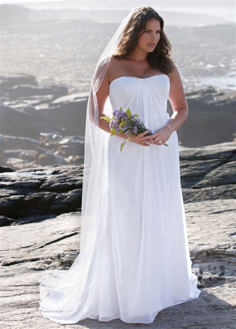 Purchased and called off the wedding 2 months prior to date. Sheath Gown with Beaded Sweetheart Neckline - David's ...