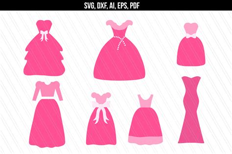 Princess/ Wedding/ Dress svg dxf