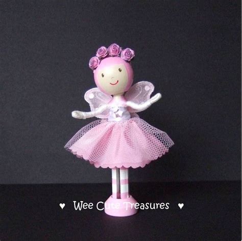Idea For A Pink Fairy Clothes Peg Doll Peg Dolls Clothes Pin