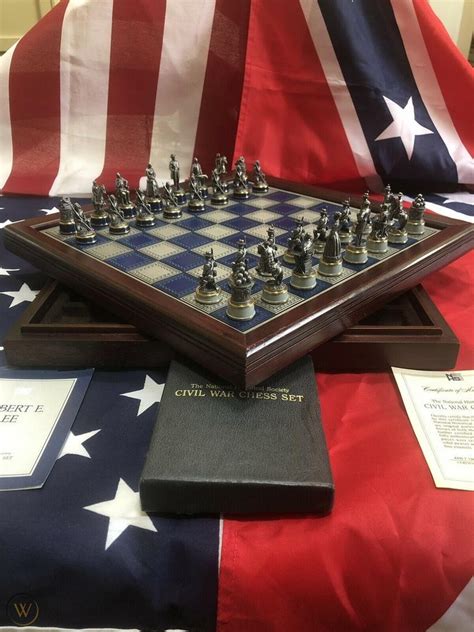 Franklin Mint Civil War Chess Set 2011570168