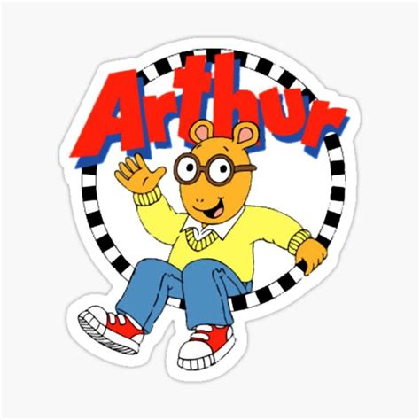 Arthur Logo Sticker For Sale By Ellariaborm Redbubble