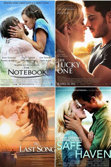 Love Stories Nicholas Sparks Movies Sparks Movies Nicholas Sparks