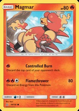 Magmar are feared as one of the causes behind. Serebii.net Pokémon Card Database - Ultra Prism - #18 Magmar