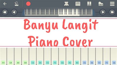 Banyu Langit Piano Cover Tutorial