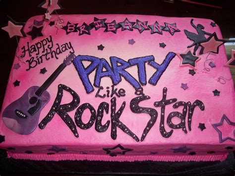 Party Like A Rock Star — Childrens Birthday Cakes Rock Star Birthday