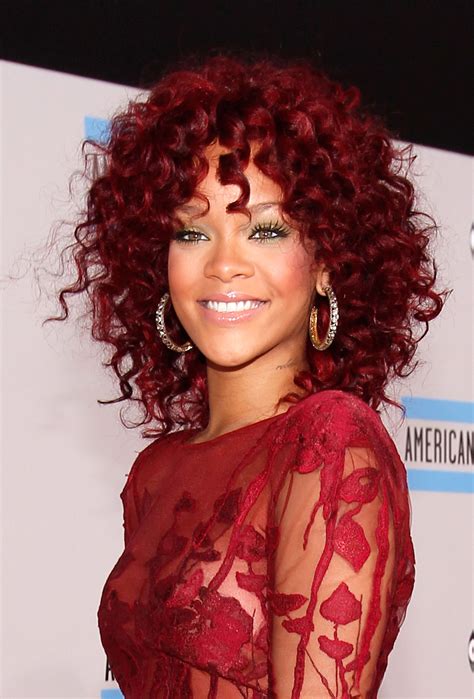 If you dyed your hair black and want to go red, you have to remove the color first. Rihanna in a red hair and red dress at the 2010 American ...