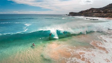 Summer Waves At Sandy Beach Hawaii Shorebreak In K Youtube