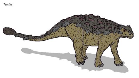 Here's more evidence that paleontologists have a good sense of humor: Tarchia Pictures & Facts - The Dinosaur Database