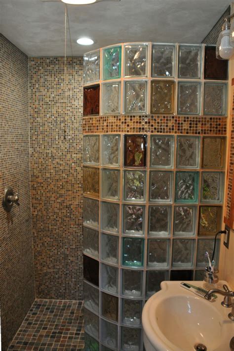 Glass Block Showers Small Bathrooms For Your Home Home Design