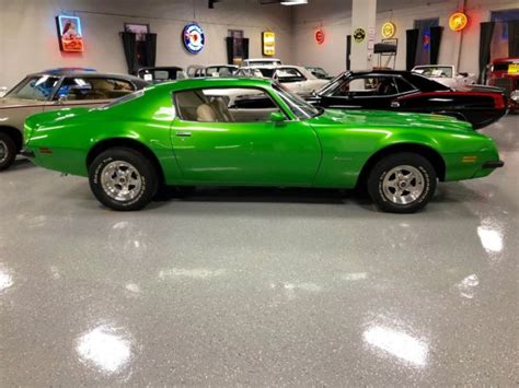 1974 Pontiac Firebird 350ci V8 New Interior Beautiful Green Re