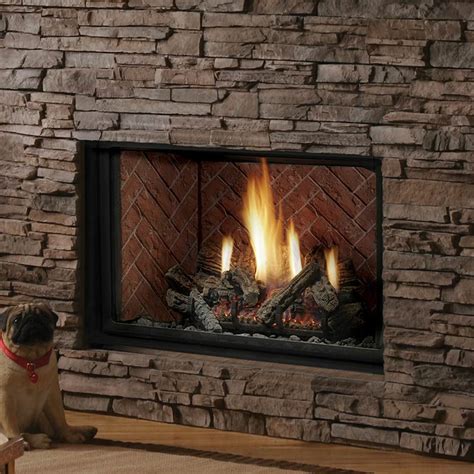 kingsman hbzdv3628 36 inch high capacity zero clearance dual burner direct vent gas fireplace