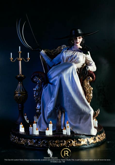 Resident Evil Lady Dimitrescu Resin Statue Von Harem Studio The Best