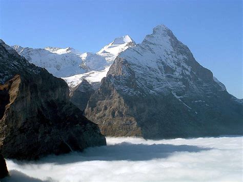 Eiger And Mönch From Grosse Scheidegg Photos Diagrams And Topos