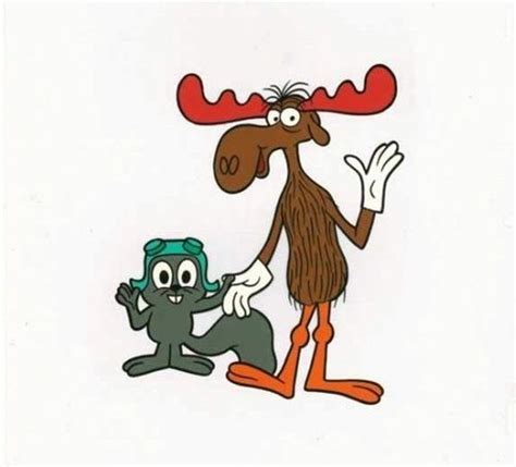 The lead characters and heroes of the series were rocket rocky j. Moose & squittle | Best cartoon characters, Classic ...