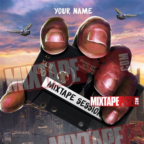 Mixtape Cover Template Mixtape Session 4 Graphic Design Mixtapepsdscom