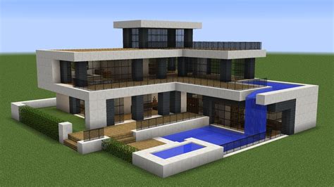Minecraft How To Build A Modern House 21 Youtube