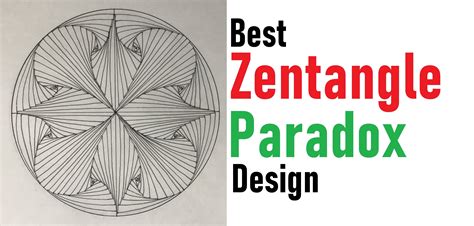 Best Zentangle Paradox Design How To Tutorial Step By